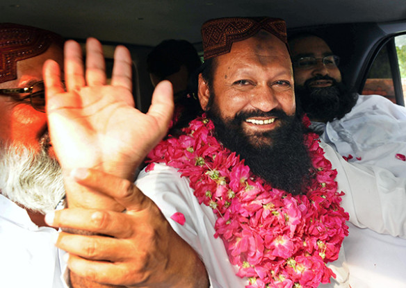 Leader and co-founder of Lashkar-e-Jhangvi, Malik Ishaq.