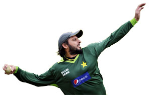 Pakistan's Shahid Afridi. Photo: AFP